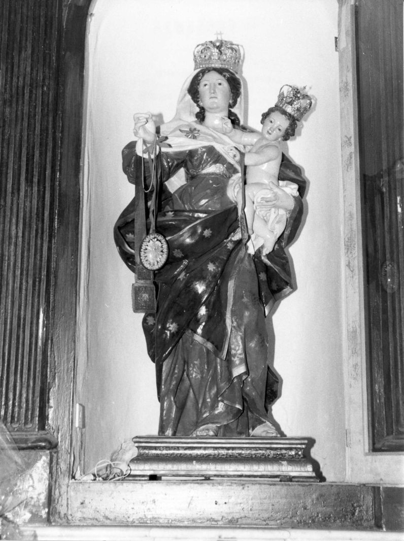 Madonna del Carmelo (statua) - bottega Italia meridionale (metà sec. XIX)