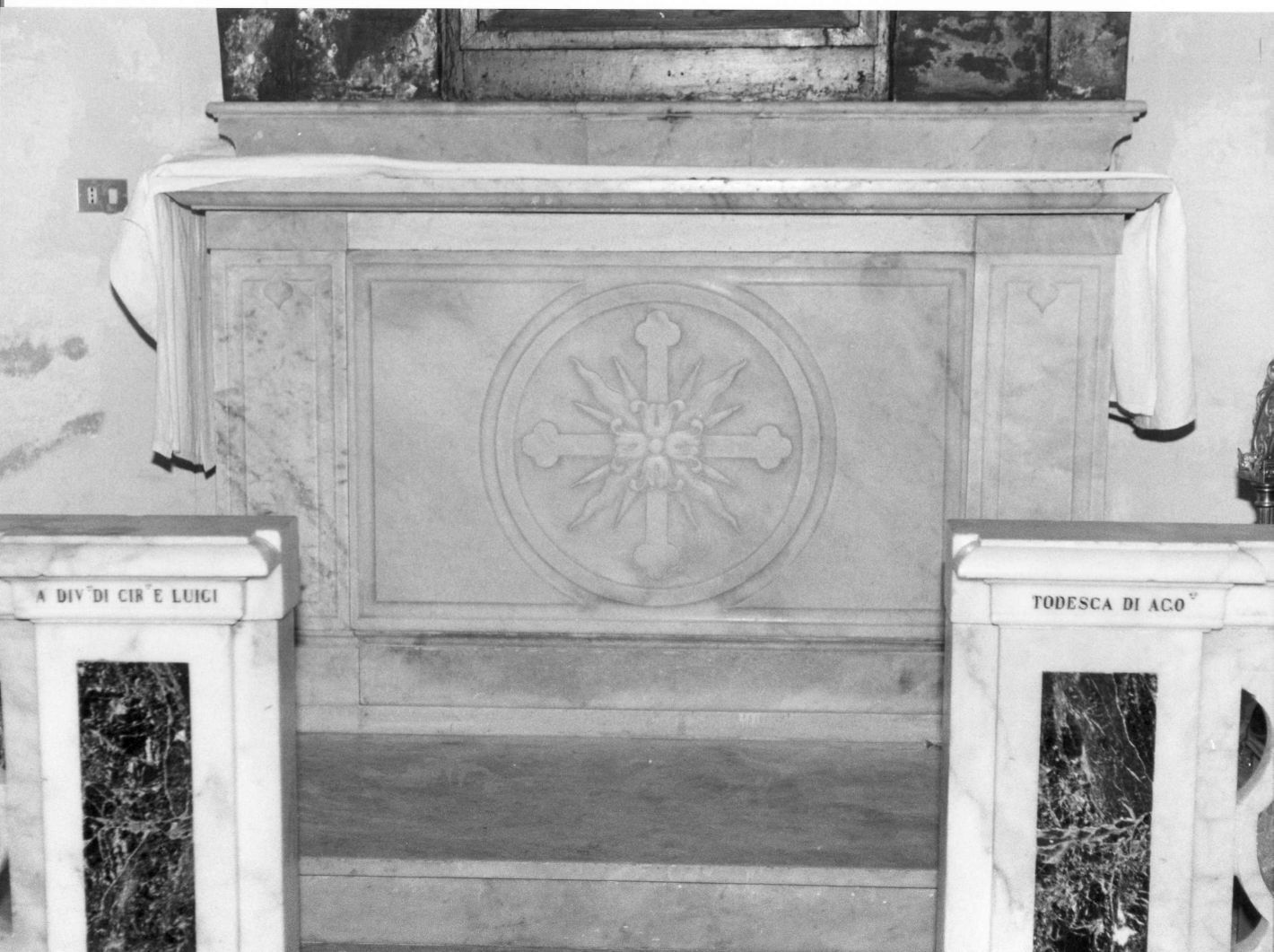 altare - bottega Italia meridionale (ultimo quarto sec. XIX)
