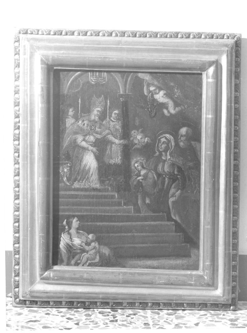 presentazione di Maria Vergine al tempio (dipinto) - ambito campano (prima metà sec. XVIII)
