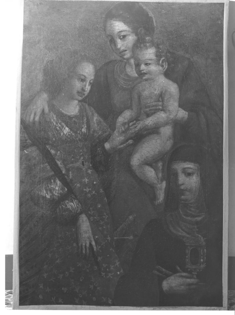 Madonna con Bambino (dipinto) - ambito Italia meridionale (sec. XVII)