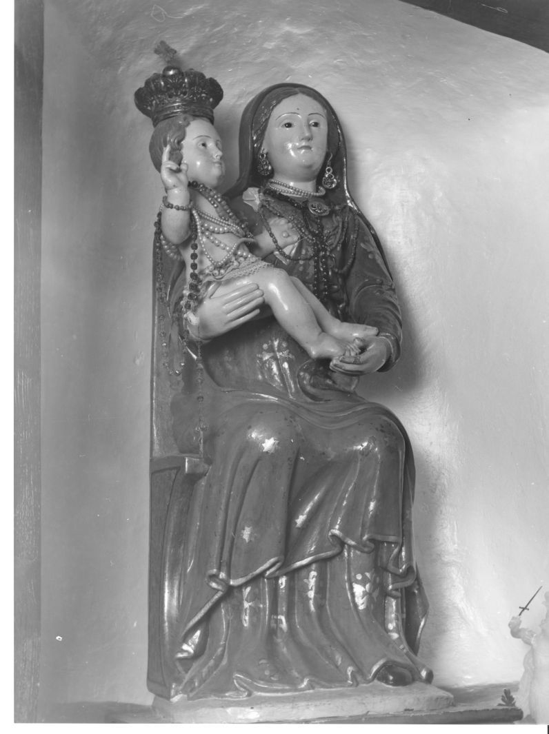 Madonna con Bambino (statua) - bottega campana (inizio sec. XVIII)