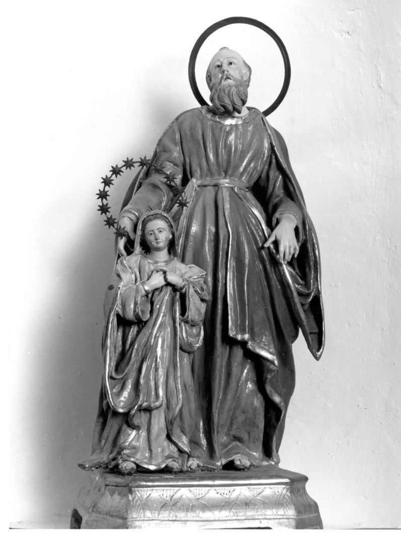 San Gioacchino (statuetta devozionale, opera isolata) - bottega campana (inizio sec. XIX)
