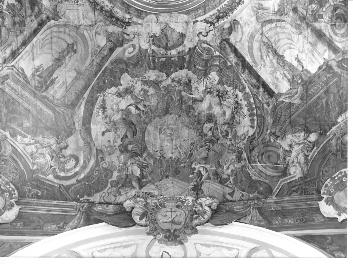 architettura (dipinto, elemento d'insieme) di Ricciardi Michele (sec. XVIII)