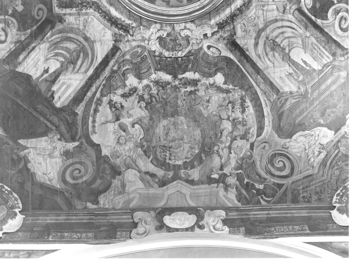 architettura (dipinto, elemento d'insieme) di Ricciardi Michele (sec. XVIII)