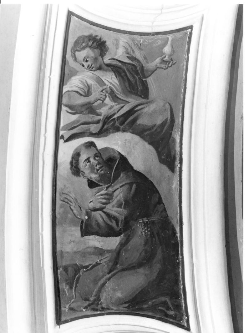 episodi della vita di San Francesco d'Assisi (dipinto) di Ricciardi Michele (bottega) (sec. XVIII)