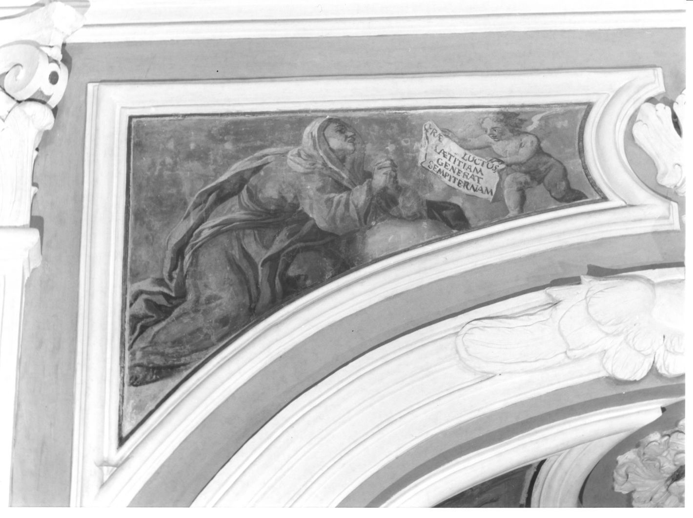 allegoria della Speranza (dipinto) di Ricciardi Michele (bottega) (sec. XVIII)