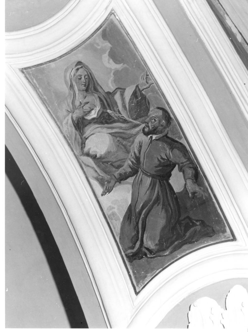 miracolo della Madonna per intercessione di San Gaetano da Thiene (dipinto) di Ricciardi Michele (bottega) (sec. XVIII)