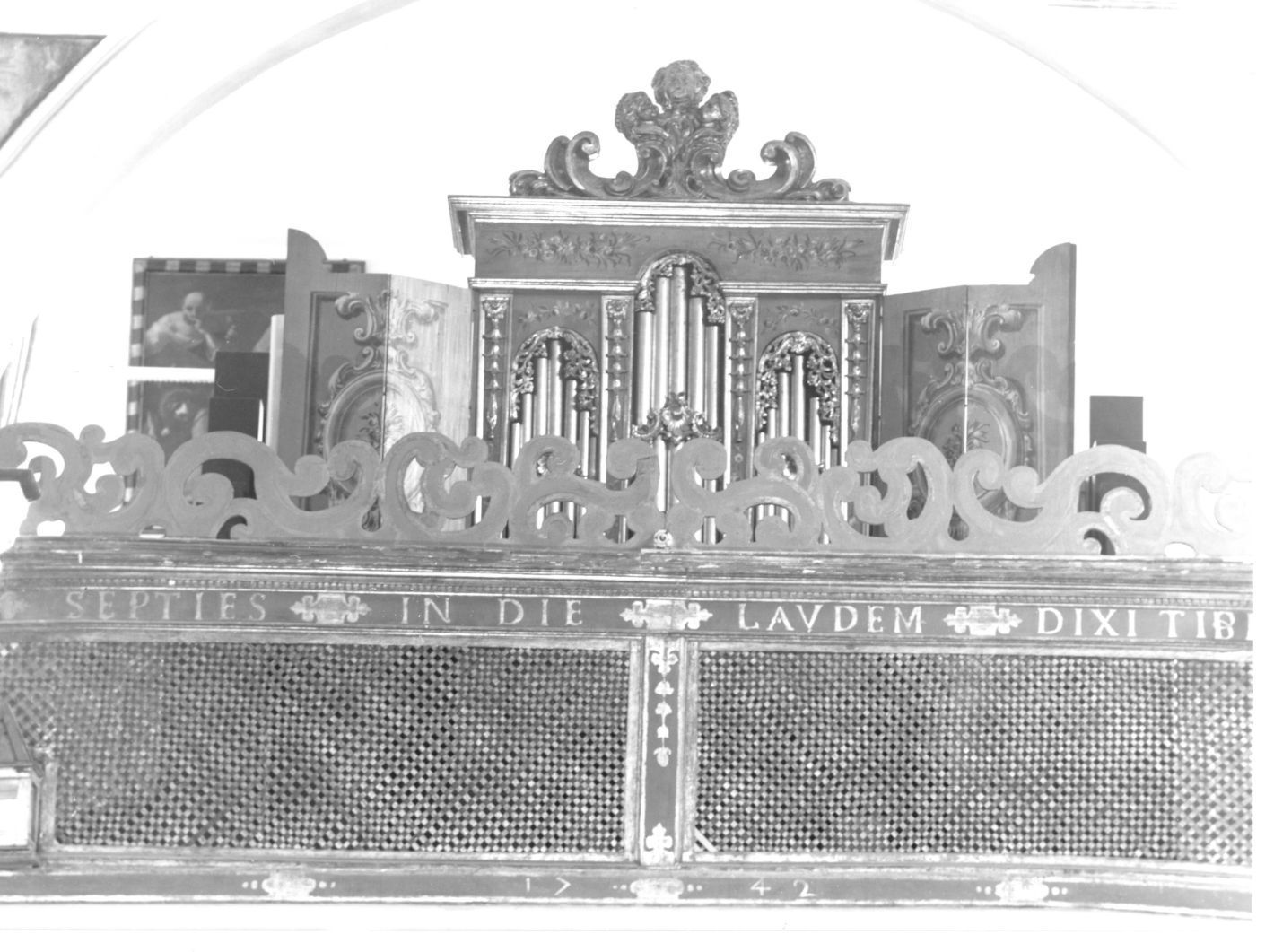 cassa d'organo, opera isolata di Rossi Domenico Antonio (sec. XVIII)