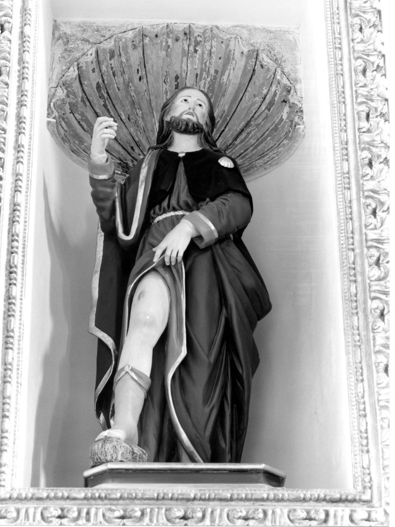 San Rocco (statua) - bottega campana (inizio sec. XVIII)