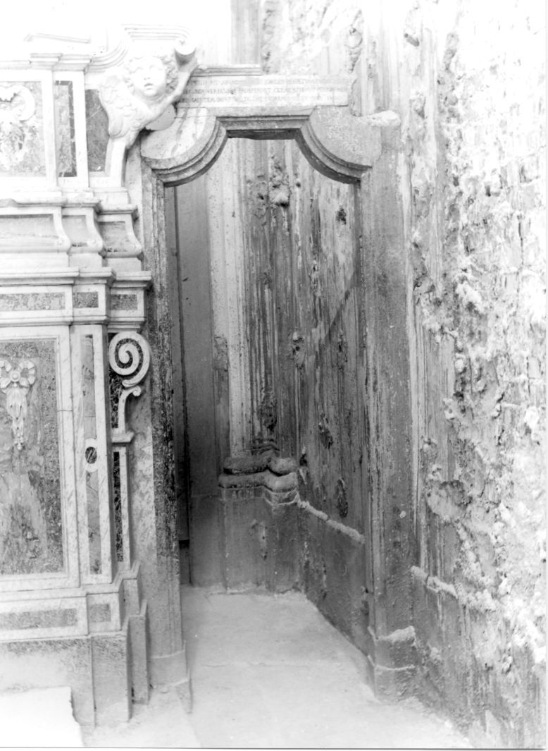 mostra di porta, serie - bottega campana (sec. XIX)