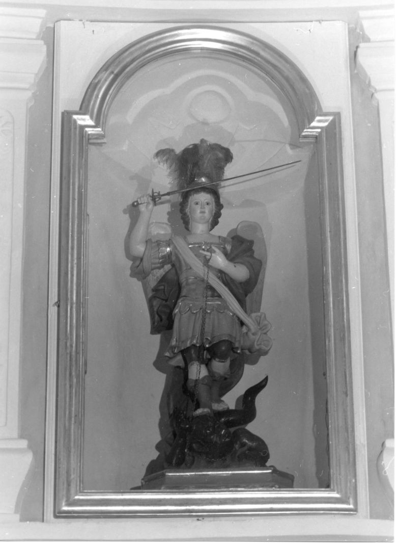 San Michele Arcangelo (scultura) - bottega campana (sec. XIX)