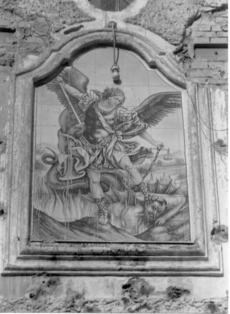 San Michele Arcangelo (decorazione) - ambito campano (secc. XIX/ XX)