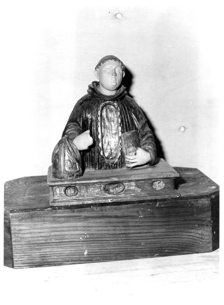 Santo vescovo (scultura) - bottega irpina (seconda metà sec. XVII)