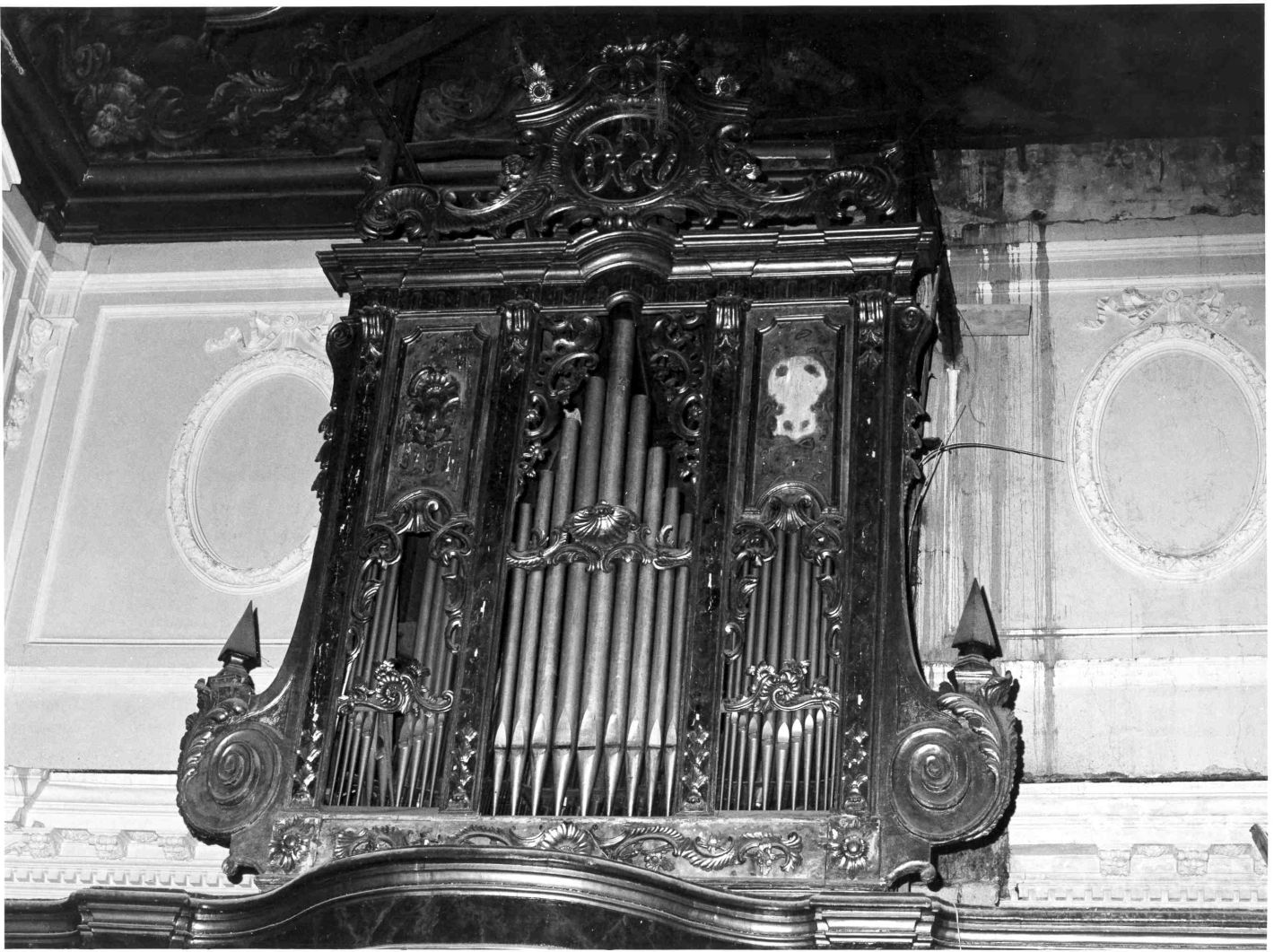 cassa d'organo - bottega campana (seconda metà sec. XVIII)