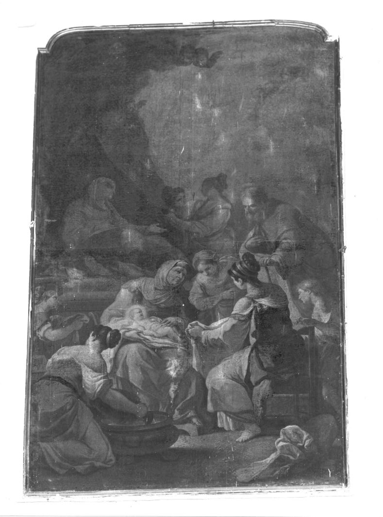 nascita di Maria Vergine (dipinto) di Diano Giacinto detto Pozzolano (attribuito) (seconda metà sec. XVIII)