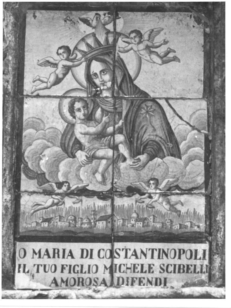 Madonna di Costantinopoli (edicola) - ambito Italia meridionale (primo quarto sec. XIX)