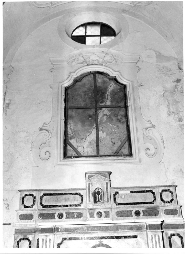 mostra architettonica d'altare - bottega campana (secc. XIX/ XX)