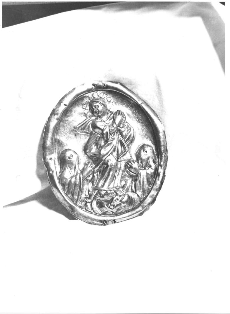 Madonna Immacolata (medaglione) - bottega napoletana (sec. XVIII)