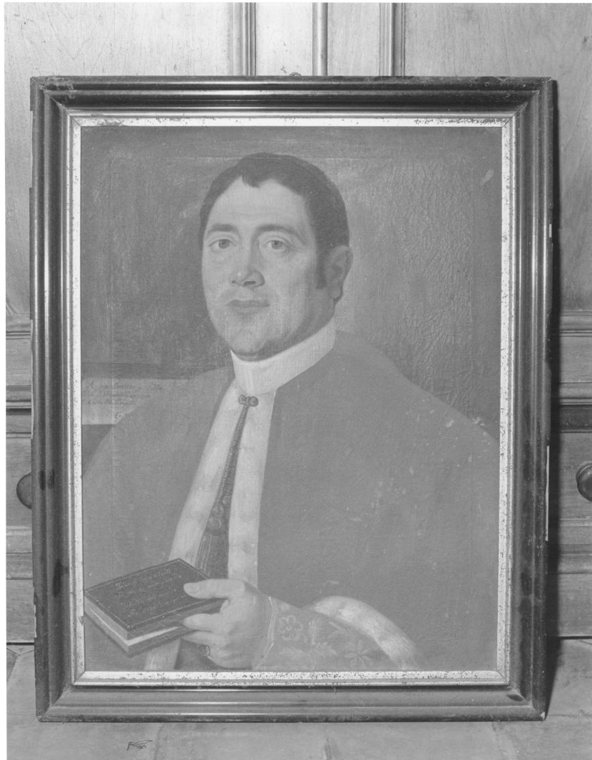 ritratto del canonico Carlo Maria Perrotti (dipinto) - ambito campano (sec. XIX)