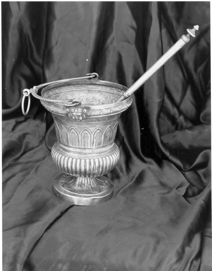 secchiello per l'acqua benedetta - bottega campana (sec. XVIII)