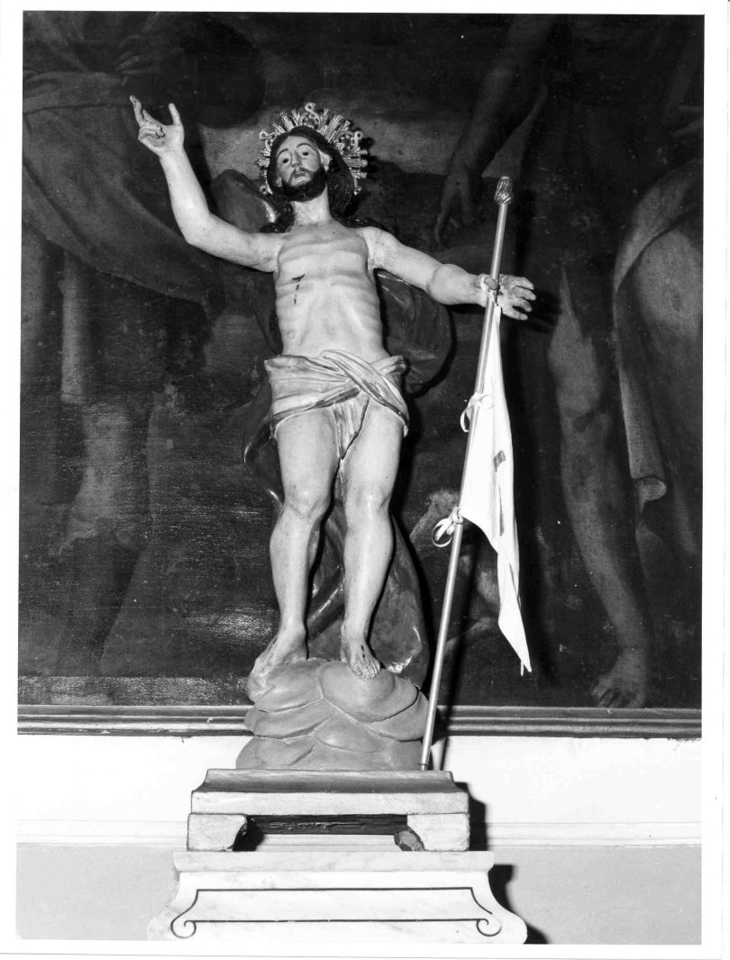 Cristo risorto (statua) - bottega campana (inizio sec. XX)