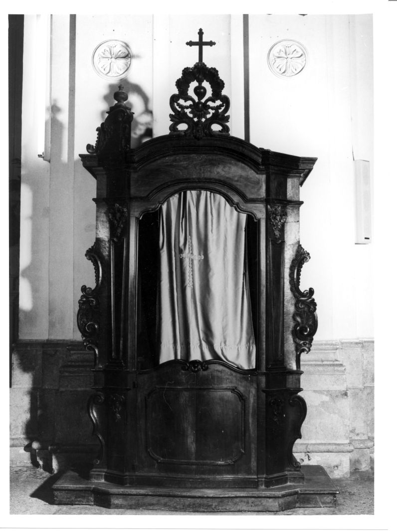confessionale, opera isolata - bottega di Buccino (seconda metà sec. XVIII)
