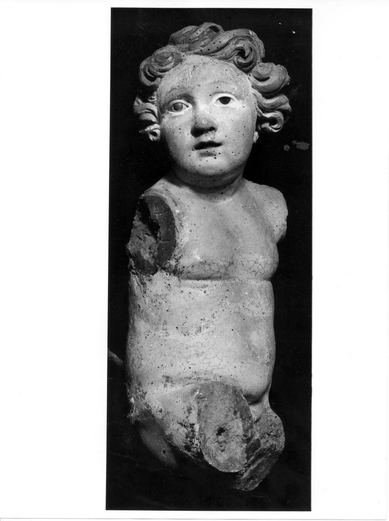 Gesù Bambino (statuetta, frammento) - bottega di Buccino (prima metà sec. XVII)