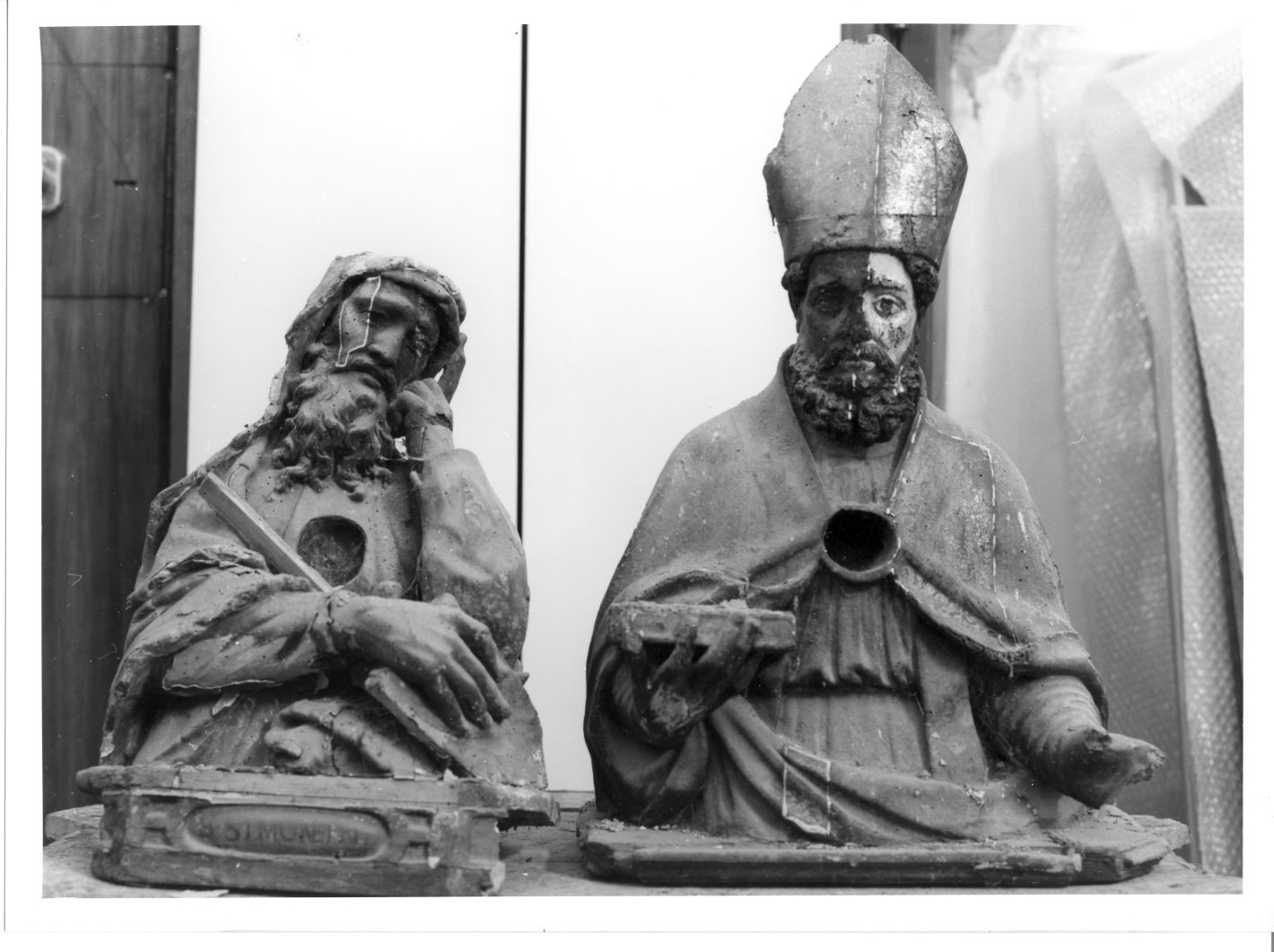 Santo vescovo (reliquiario - a busto) - bottega napoletana (seconda metà sec. XVII)