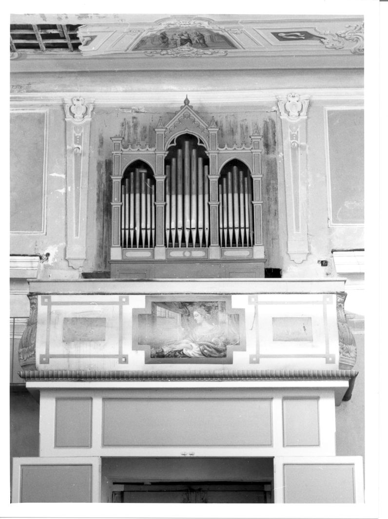 cassa d'organo, opera isolata - bottega campana (seconda metà sec. XIX)