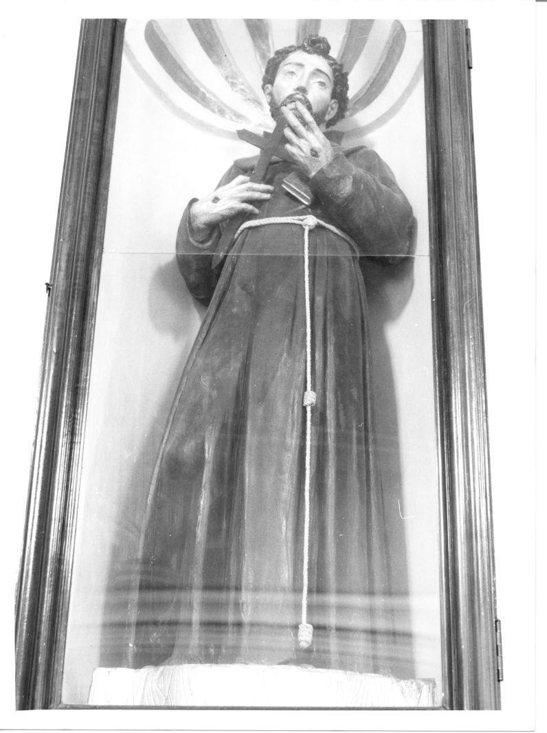 San Francesco d'Assisi (statua, opera isolata) - bottega napoletana (sec. XVIII)