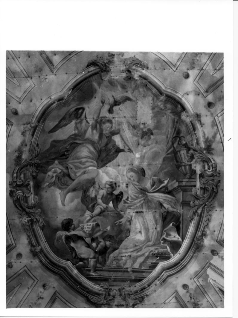 Annunciazione (dipinto, opera isolata) - ambito napoletano (seconda metà sec. XVIII)