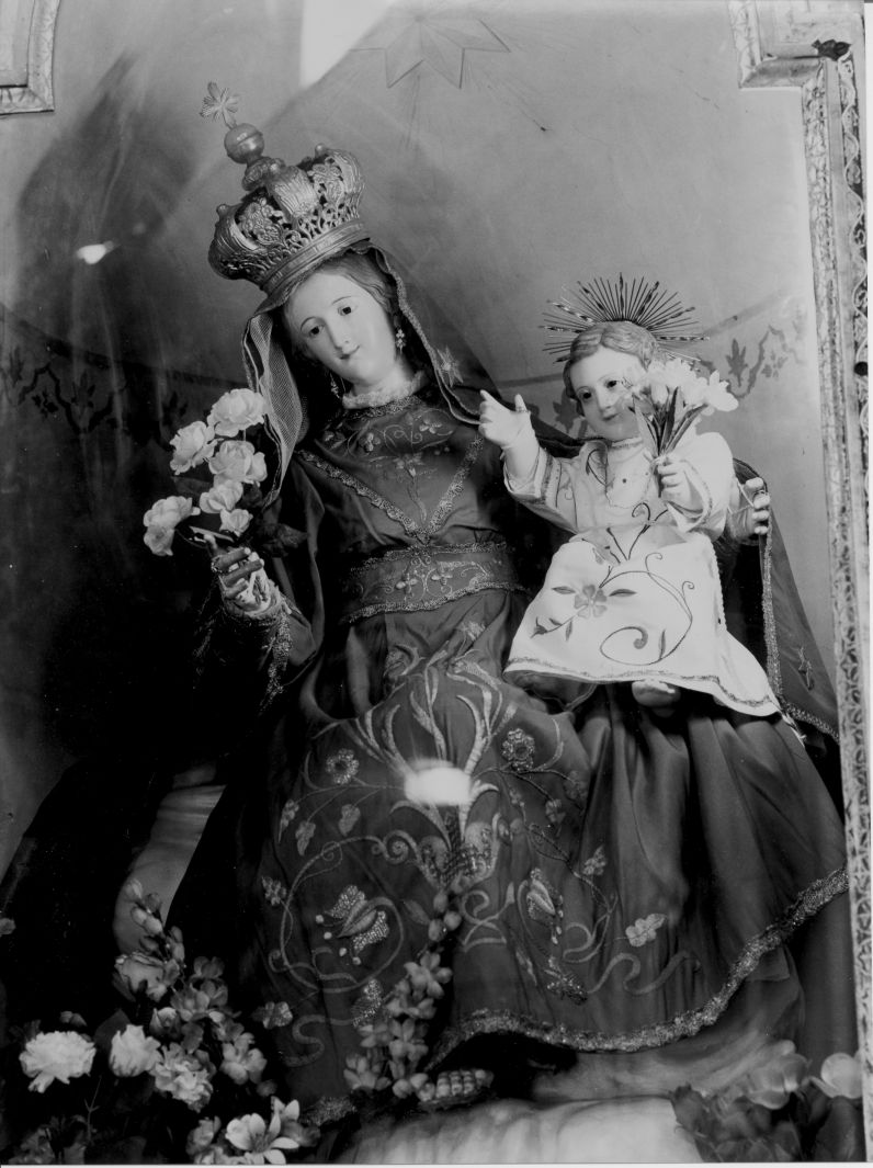 Madonna di Montevergine (statua, opera isolata) - bottega napoletana (ultimo quarto sec. XIX)