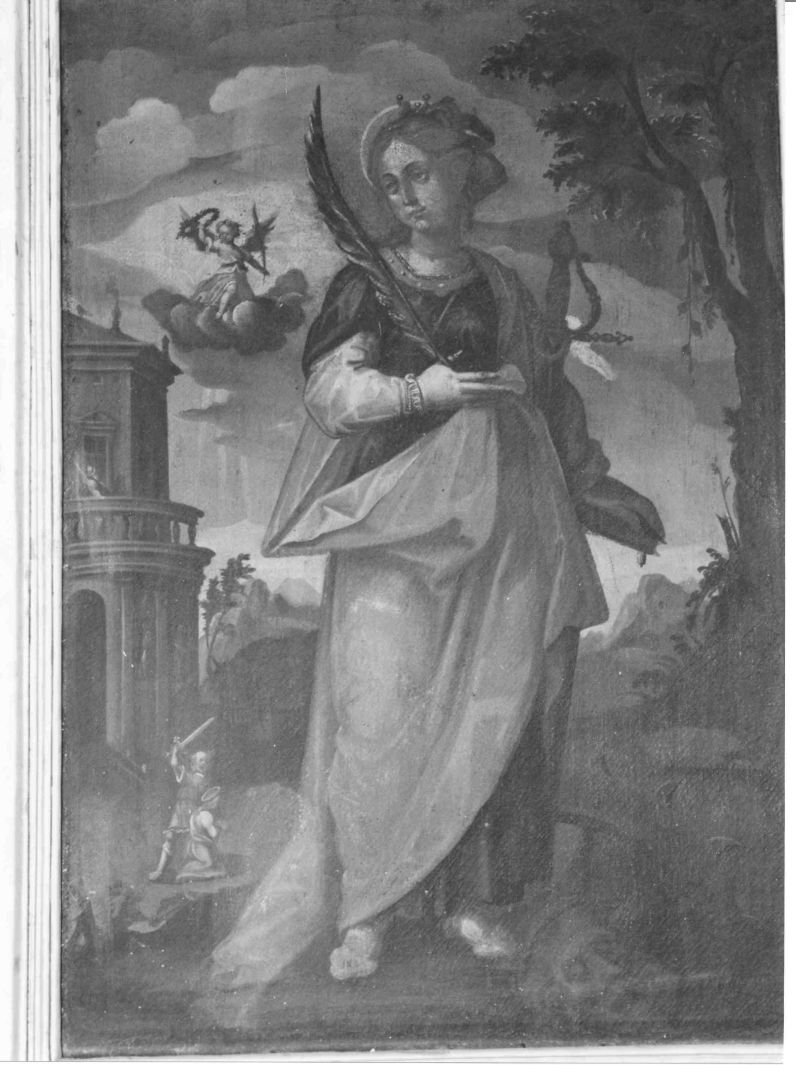 Santa Caterina d'Alessandria (dipinto) - ambito campano (sec. XIX)