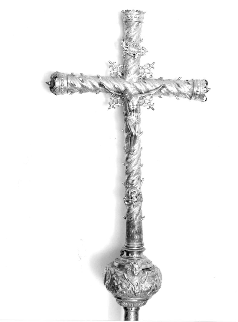 croce processionale - bottega campana (sec. XVII)