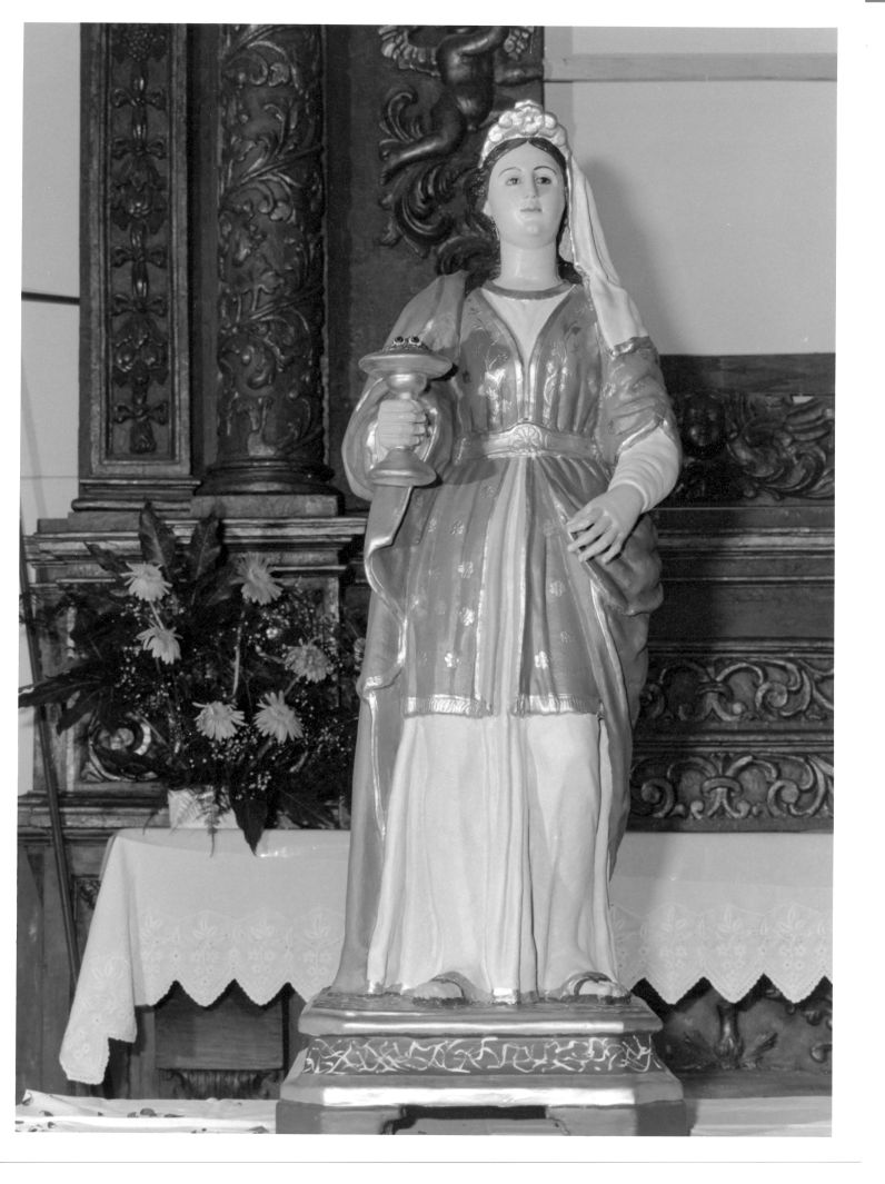 Santa Lucia (statua, opera isolata) - bottega napoletana (sec. XIX)