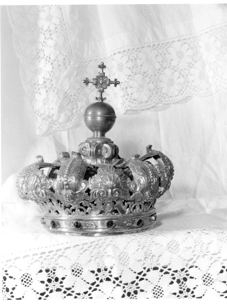 corona da statua, opera isolata - bottega napoletana (sec. XVIII)