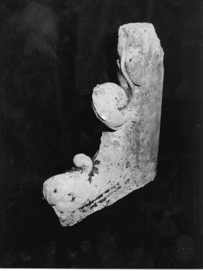 panca, frammento - bottega Italia centro-meridionale (fine/inizio secc. XIX/ XX)