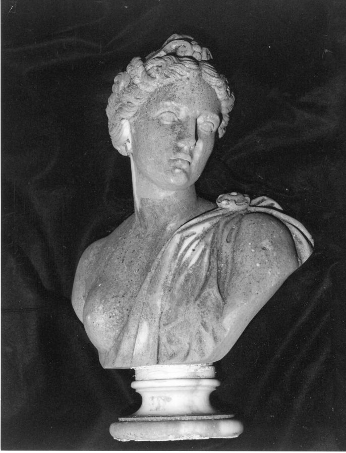 figura femminile (busto, opera isolata) - bottega Italia centro-meridionale (fine/inizio secc. XIX/ XX)