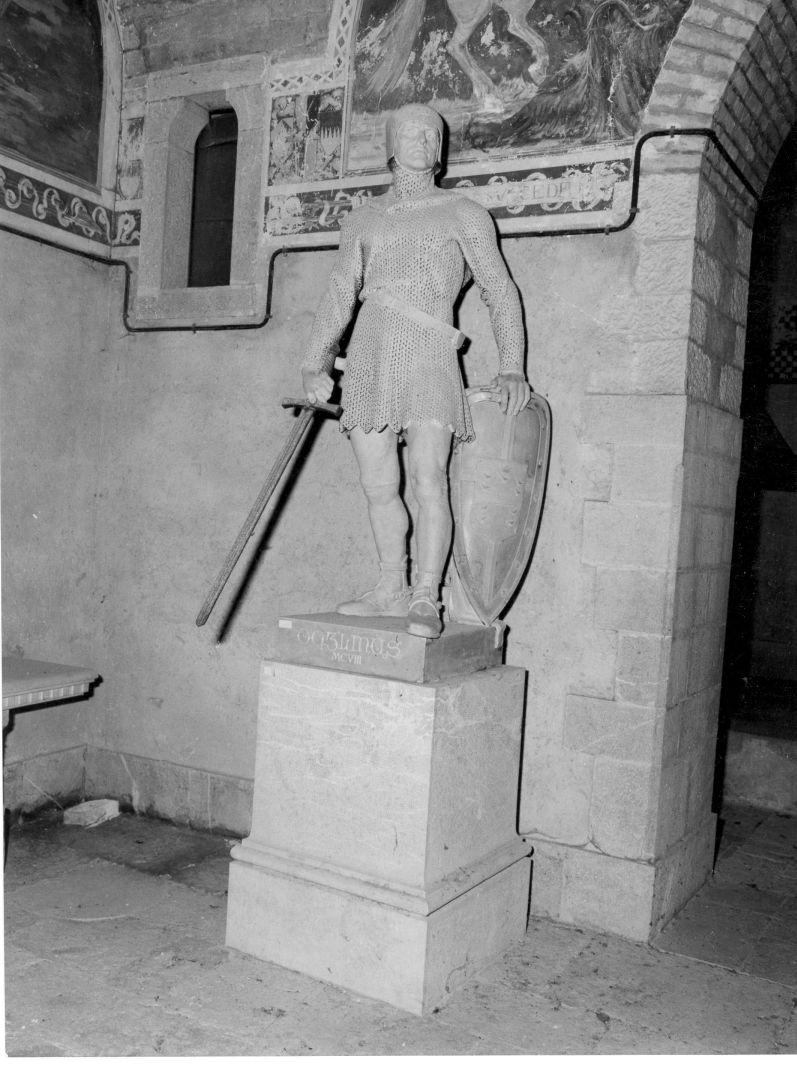 figura maschile (statua, opera isolata) - bottega Italia centro-meridionale (prima metà sec. XX)