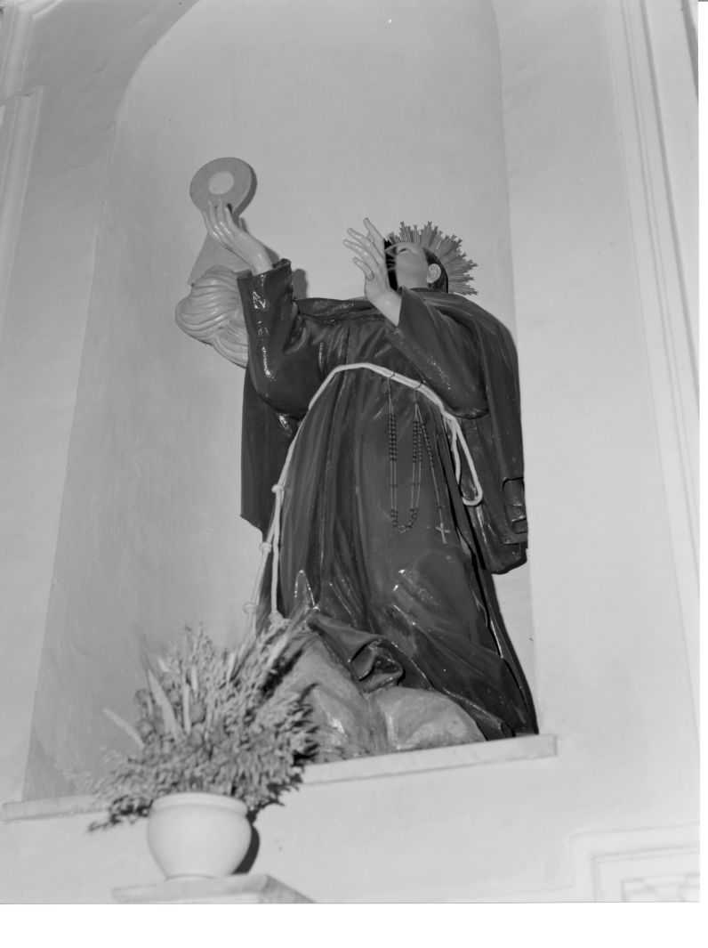 San Pasquale Baylon (statua, opera isolata) - bottega napoletana (metà sec. XVIII)
