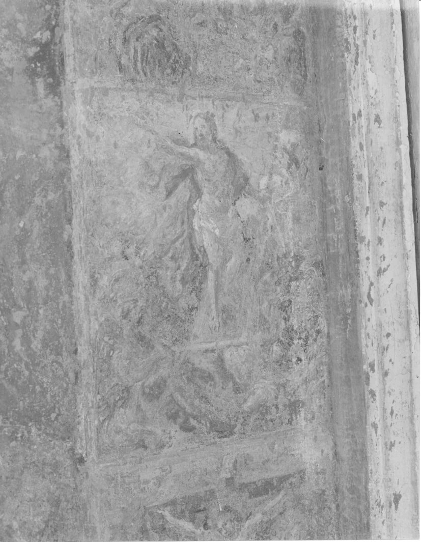 Cristo risorto (dipinto, elemento d'insieme) - ambito campano (fine sec. XVIII)