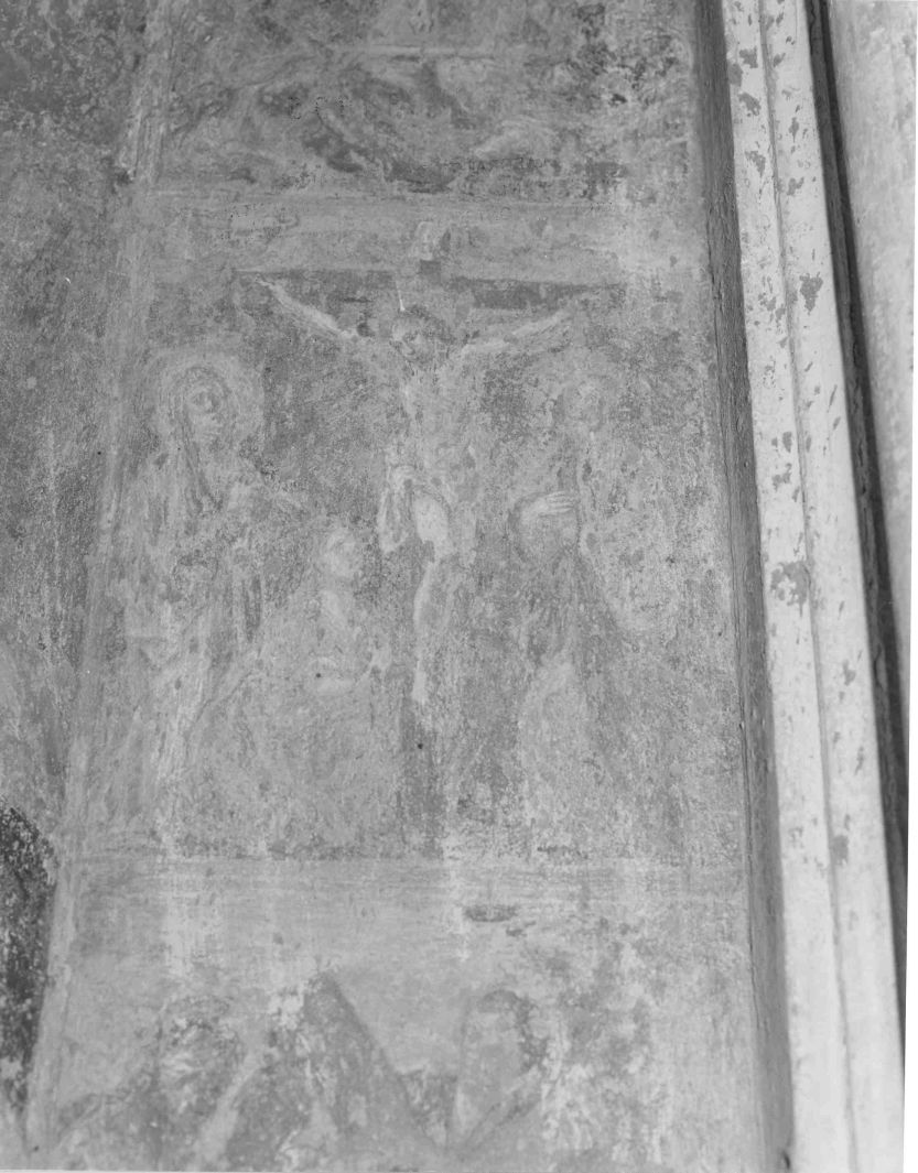 Cristo crocifisso (dipinto, elemento d'insieme) - ambito campano (fine sec. XVIII)