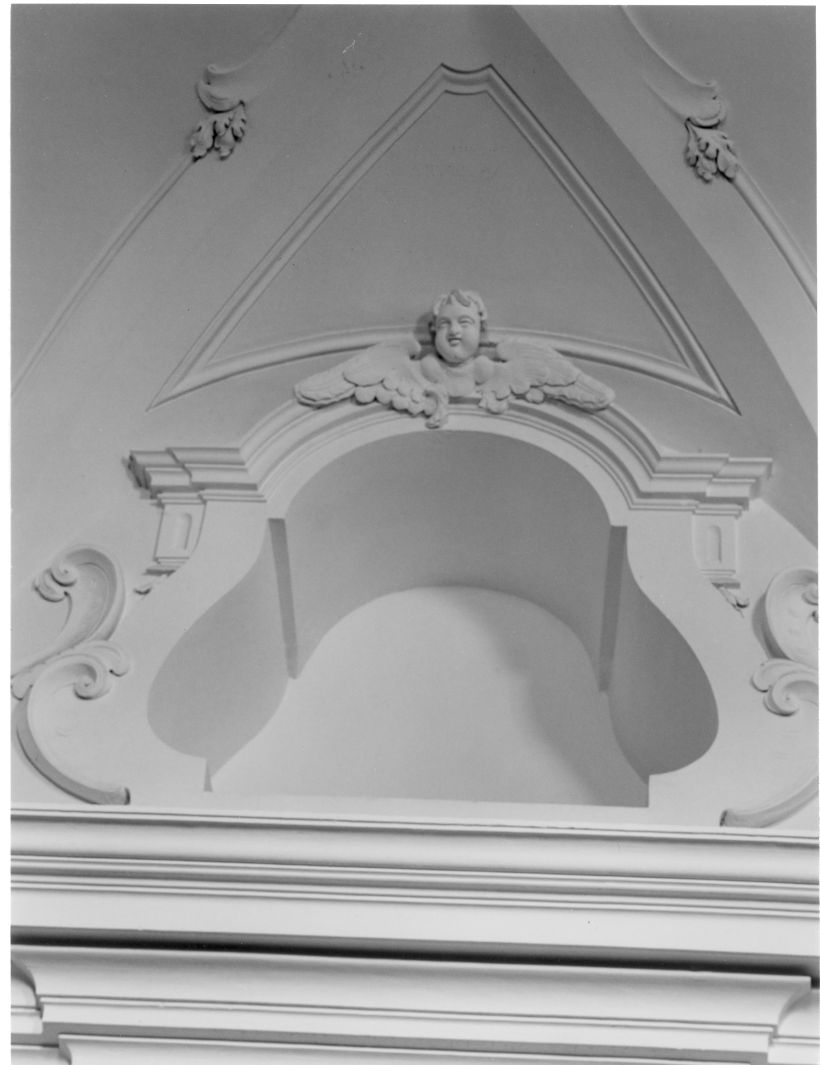 motivi decorativi a volute (mostra di finestra, serie) - bottega campana (sec. XVIII)