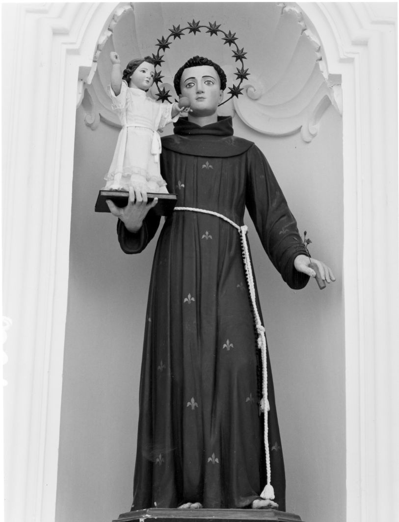 Sant'Antonio da Padova (statua) - bottega campana (sec. XIX)