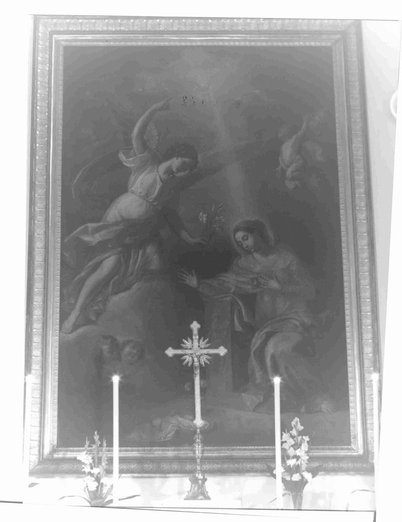 Annunciazione (dipinto) di Solimena Francesco detto Abate Ciccio (maniera) (seconda metà sec. XVIII)