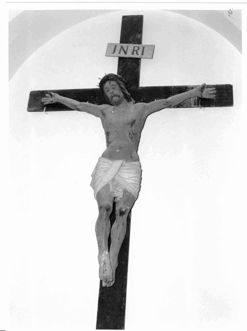 Cristo crocifisso (crocifisso) - bottega campana (metà sec. XVIII)