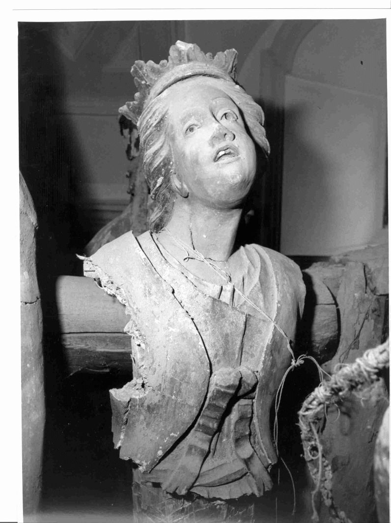 Santa Margherita (statua, frammento) - bottega campana (sec. XVIII)