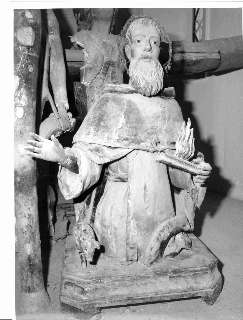 Sant'Antonio Abate (statua) - bottega campana (sec. XVIII)