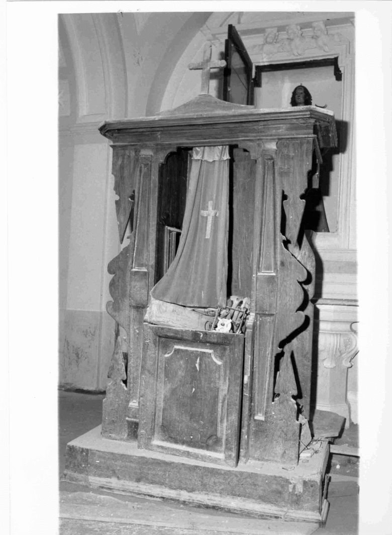 confessionale - bottega campana (fine/inizio secc. XVIII/ XIX)