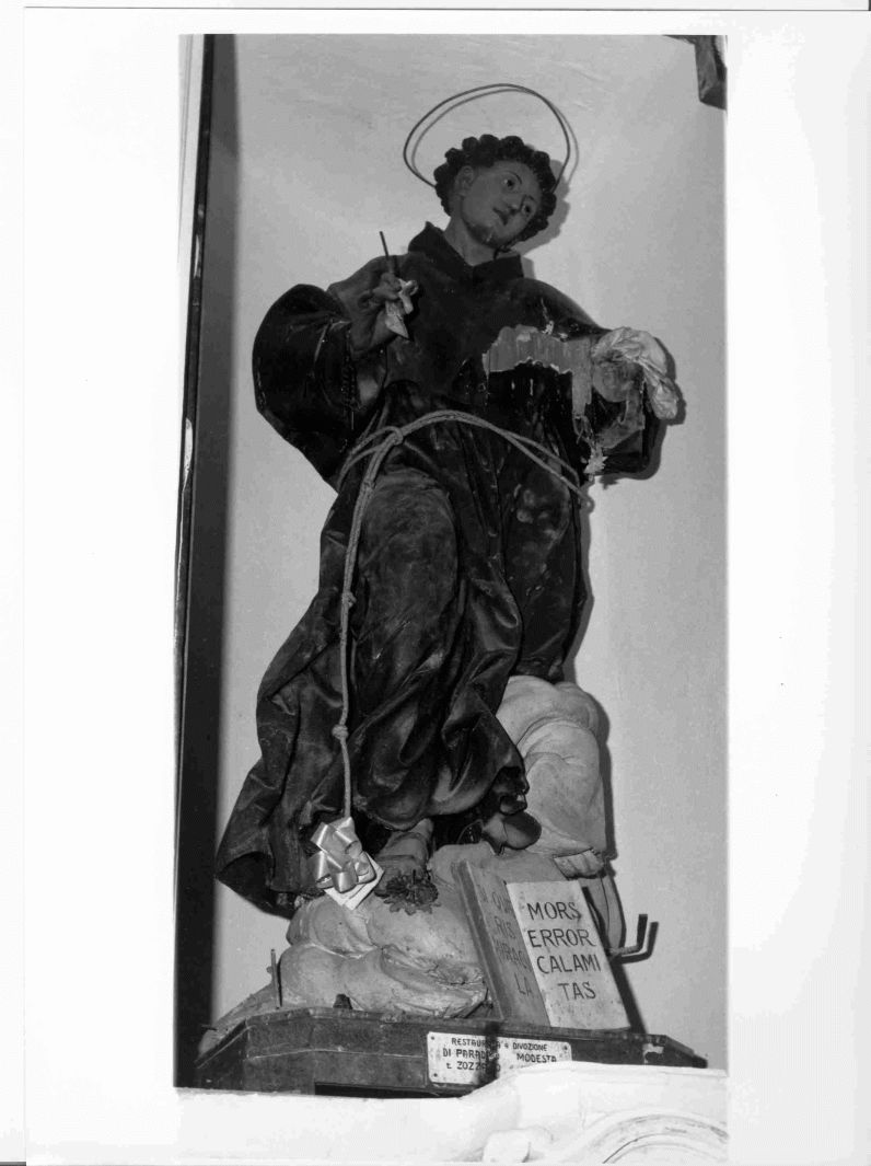 Sant'Antonio da Padova (statua) - bottega napoletana (seconda metà sec. XVIII)